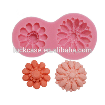 Cute Design 3D Flower Printing Decoration Shape Silicone Bakeware Chocolate Cake Baking Mold Fondant Cake Mold Cake Tools